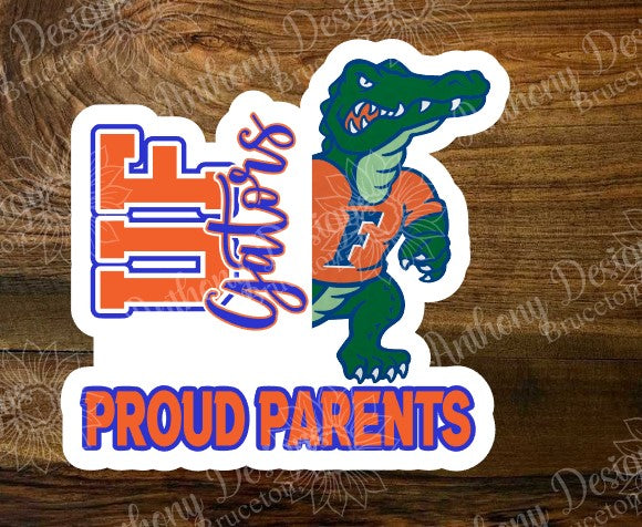 Proud College/University Parents Stickers