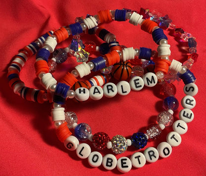 Harlem Globetrotters basketball stacker set of 5 Bracelet