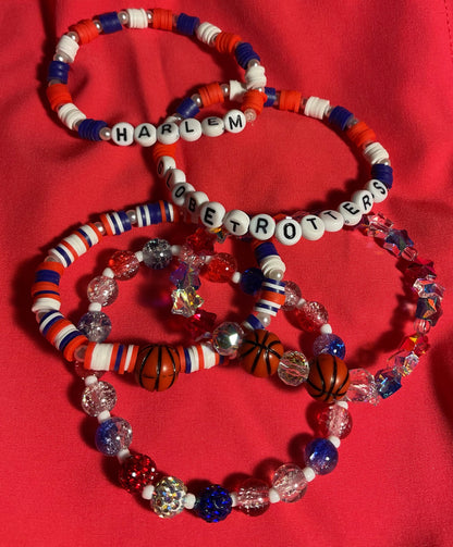 Harlem Globetrotters basketball stacker set of 5 Bracelet