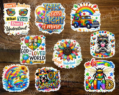 Autism Awareness vinyl stickers