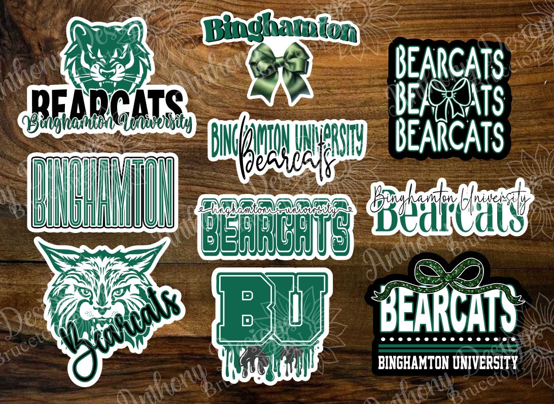 Binghamton inspired Vinyl Stickers