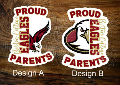 Proud College/University Parents Stickers