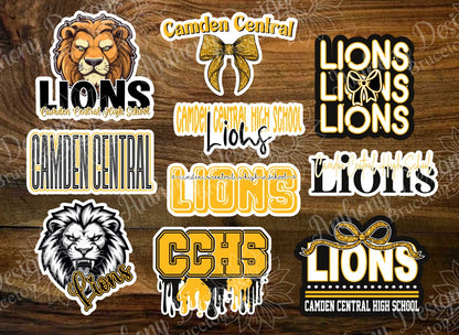 Camden Central High School vinyl stickers