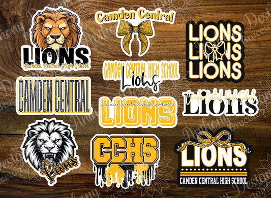 Camden Central High School vinyl stickers