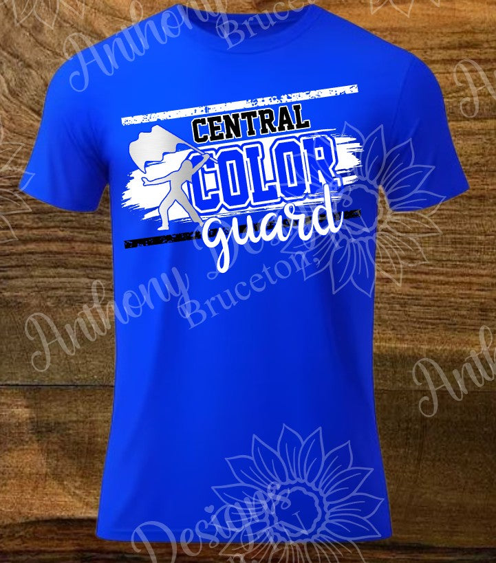 Color Guard personalized  school spirit shirt