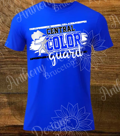 Color Guard personalized  school spirit shirt