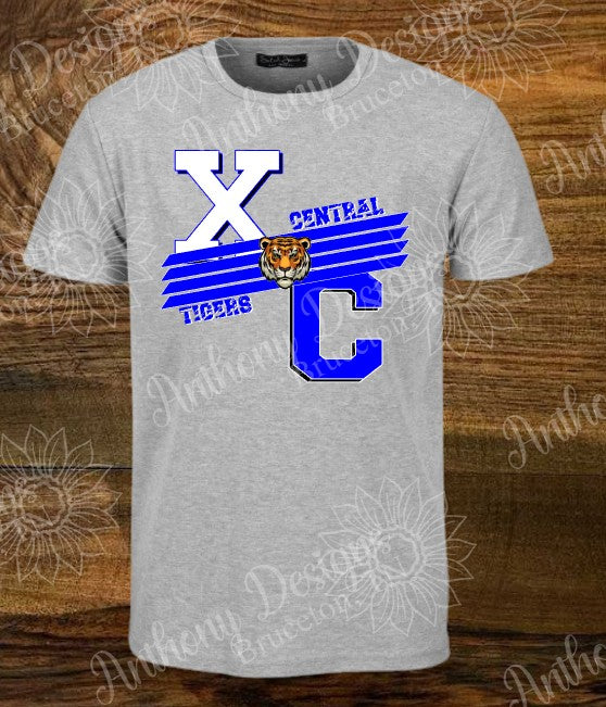 Cross Country Tigers  school spirit shirt