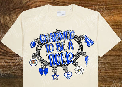 Charmed to be a Tiger (school mascot) Spirit designed shirt