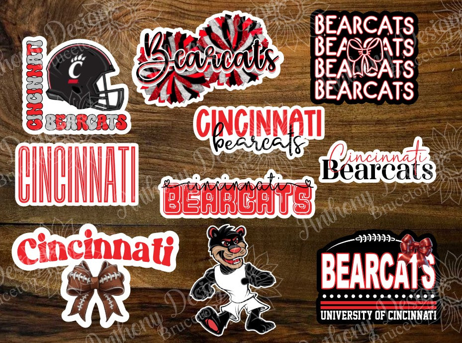 Cincinnati inspired Vinyl Stickers
