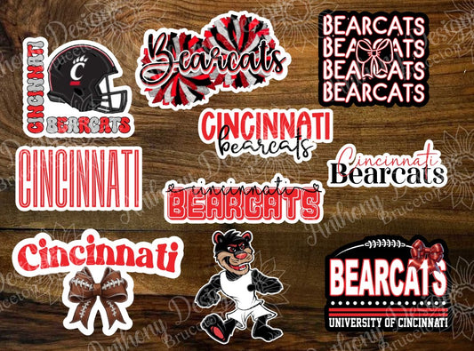 Cincinnati inspired Vinyl Stickers