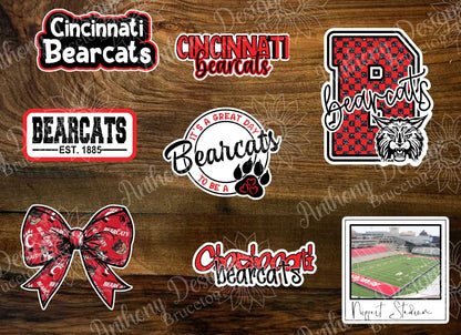 Cincinnati inspired Vinyl Stickers