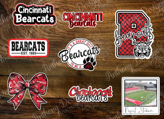 Cincinnati inspired Vinyl Stickers