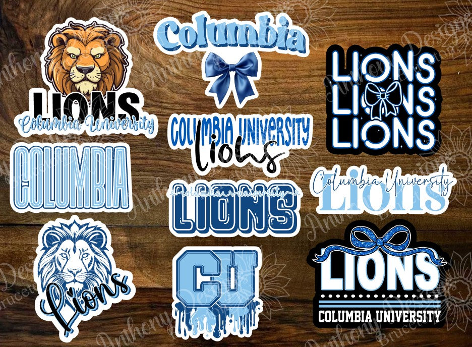 Columbia inspired Vinyl Stickers