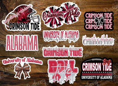 Alabama inspired Vinyl Stickers