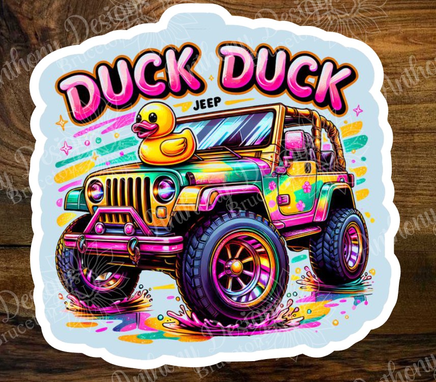 Duck Duck Jeep Vinyl Sticker
