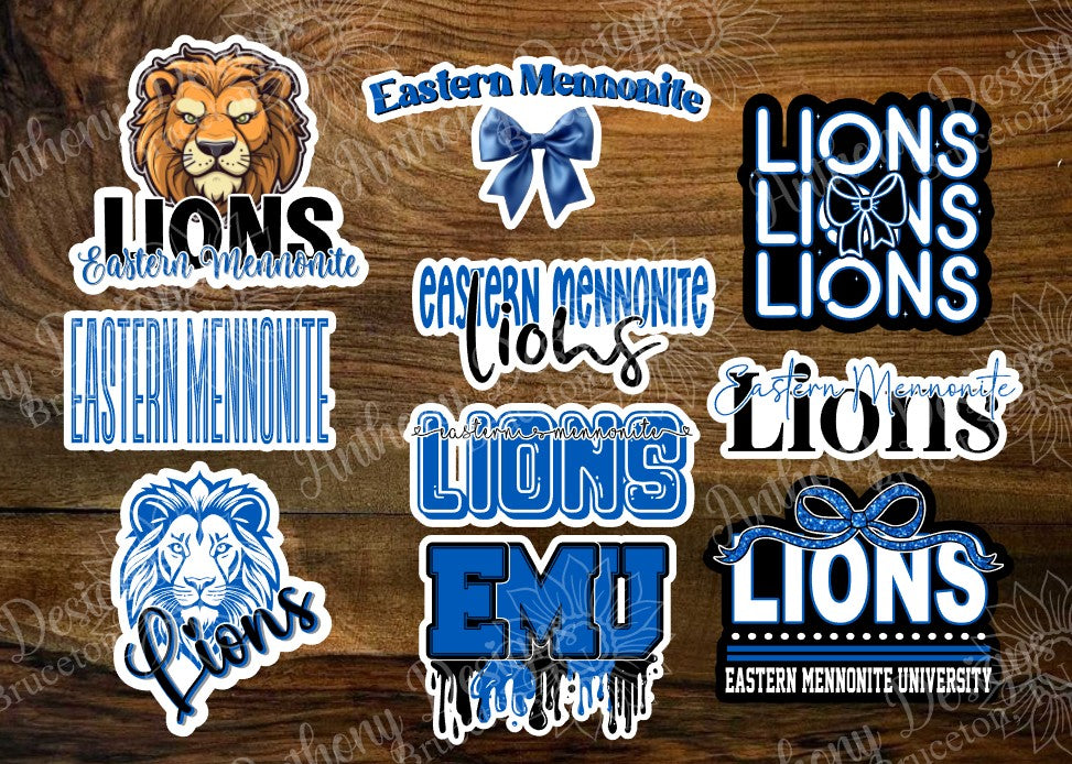 Eastern Mennonite inspired Vinyl Stickers