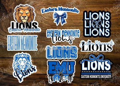 Eastern Mennonite inspired Vinyl Stickers