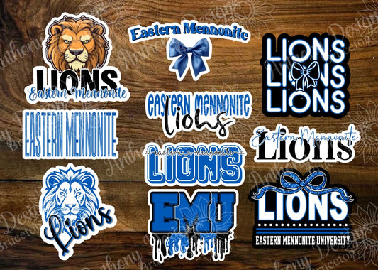 Eastern Mennonite inspired Vinyl Stickers