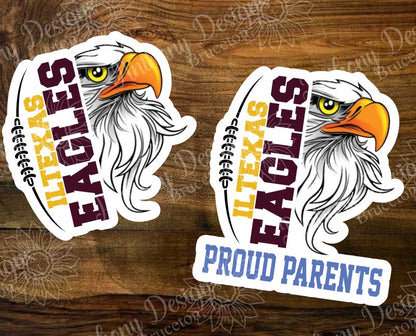 Personalized Football Vinyl Sticker