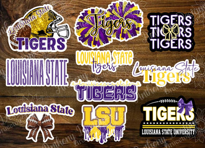 Louisiana inspired Vinyl Stickers
