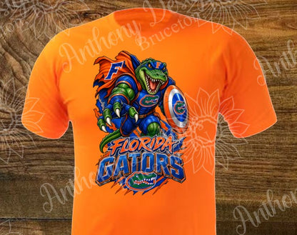 Marvel inspired Albert  Florida Gators   school spirit inspired designed shirt