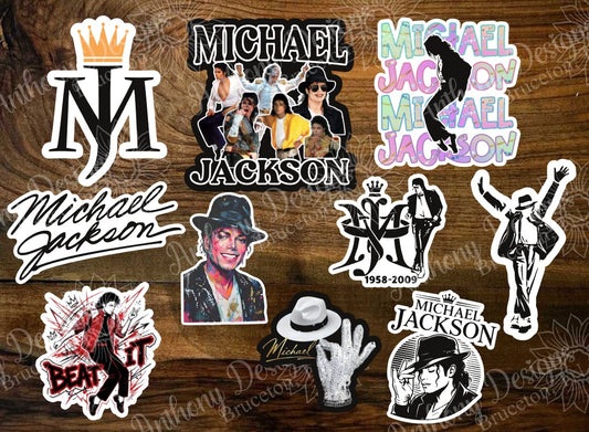 Michael Jackson vinyl stickers
