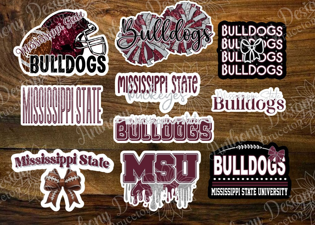 Mississippi inspired Vinyl Stickers