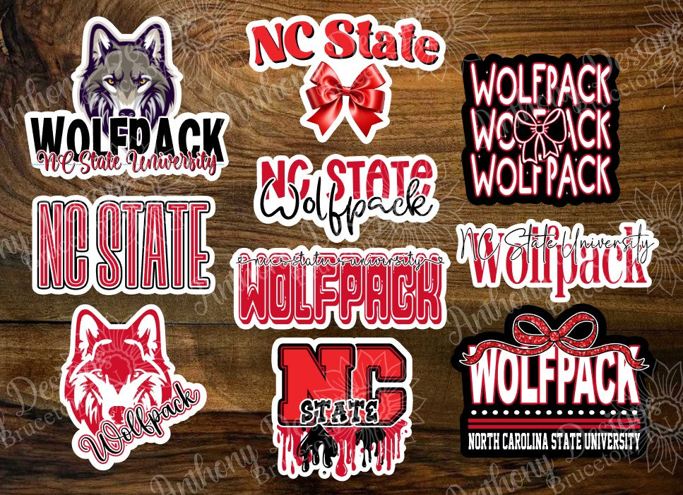 North Carolina inspired Vinyl Stickers