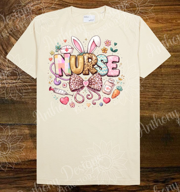 Nurse Easter Easter Bunny Ears shirt