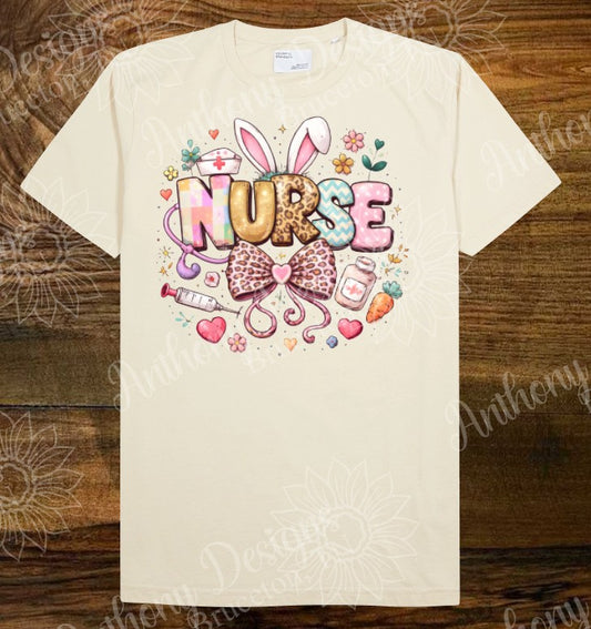 Nurse Easter Easter Bunny Ears shirt