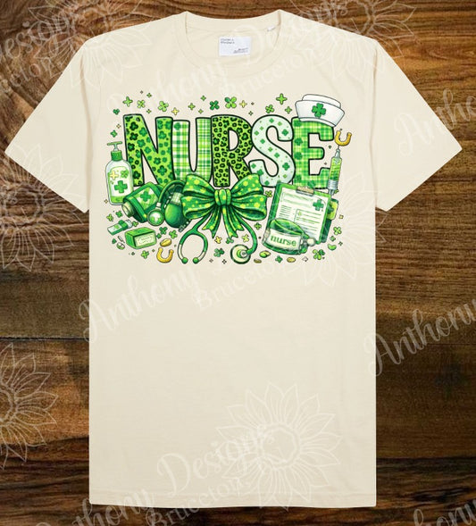 Nurse St Patrick's Day shirt