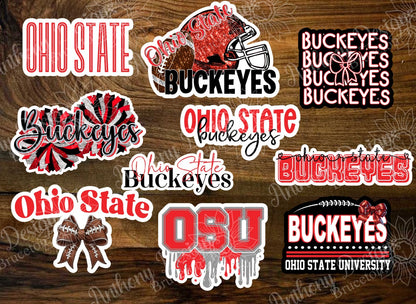 Ohio inspired Vinyl Stickers