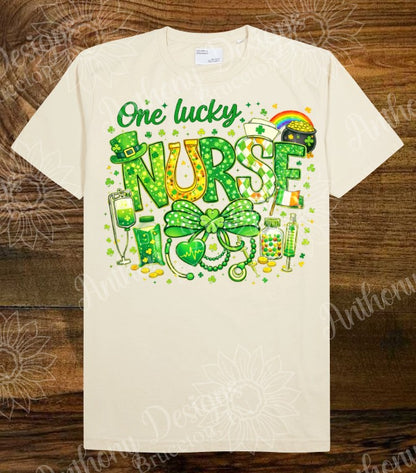 One Lucky Nurse St Patrick's Day shirt