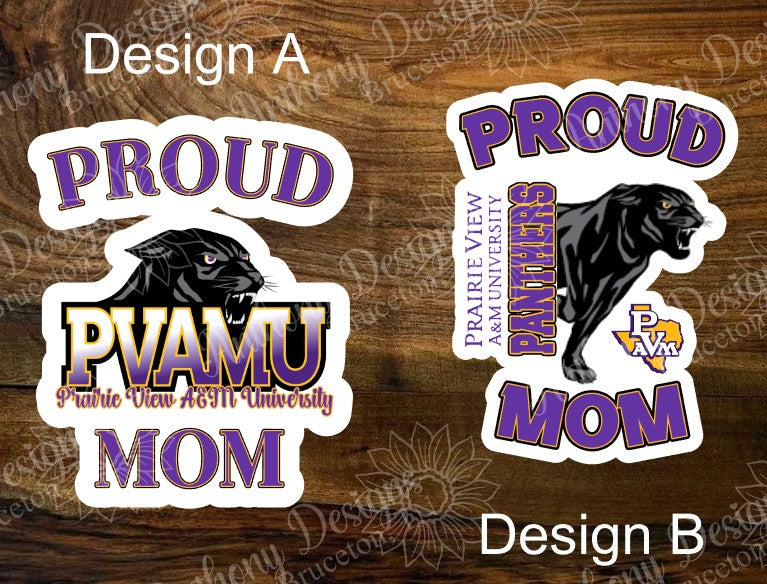 Proud College/University Parents Stickers