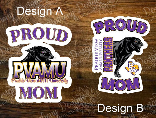 Prairie View A&M University inspired Proud College/University Parents Stickers