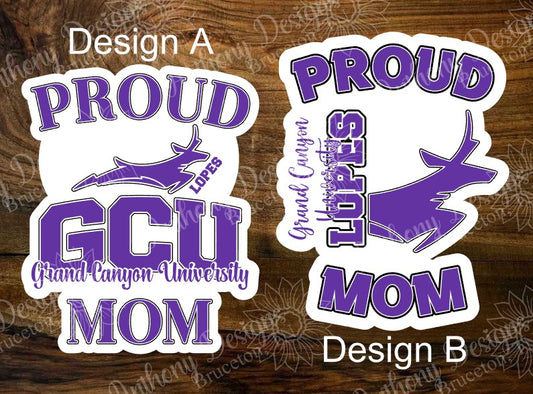 Grand Canyon University inspired Proud College/University Parents Stickers