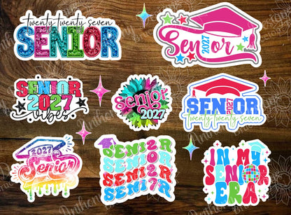 Senior Class of 2027 Vinyl Stickers