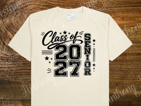 Senior Class of 2027  designed shirt