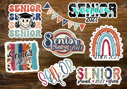Senior Class of 2027 Vinyl Stickers