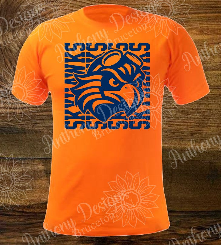 Skyhawks. UT Martin inspired designed shirt