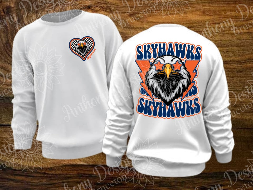 Skyhawks. UT Martin inspired designed shirt