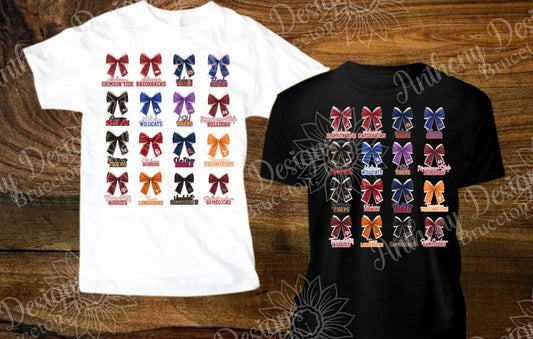 Southeastern Conference coquette bow shirt