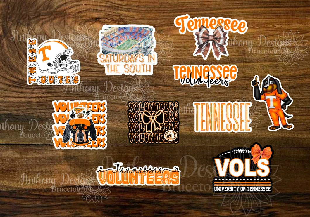 Tennessee Vinyl Stickers