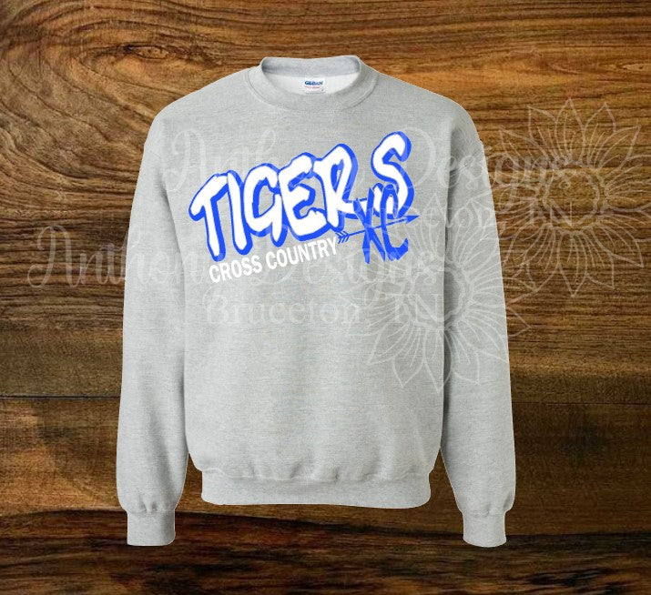 Cross Country Tigers  school spirit shirt