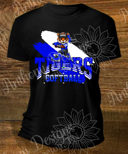 Tigers Softball School Spirit shirt