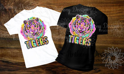 Rainbow Tiger school spirit shirt