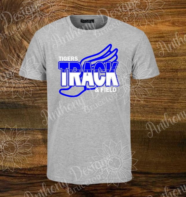 Track and Field Tigers  school spirit shirt