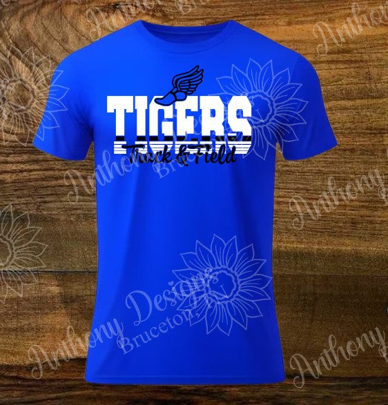 Track and Field Tigers  school spirit shirt
