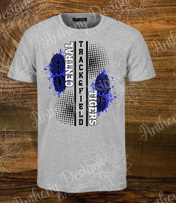 Track and Field Tigers school spirit shirt