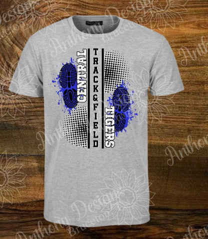 Track and Field Tigers school spirit shirt
